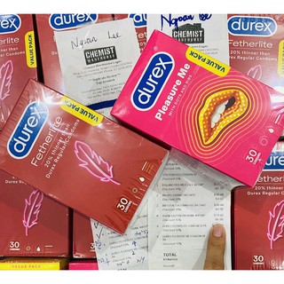 Bao cao su durex úc 30c