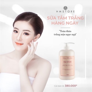 SỮ.A T.ẮM TRUYỀN TRẮNG HM STORE