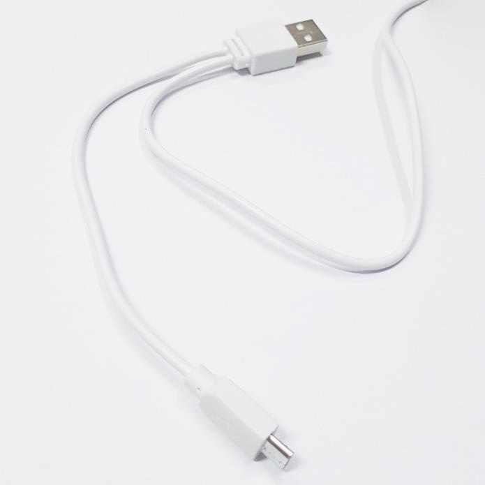 Bóng đèn Led 5W cắm USB dây dài 1m, kết hợp sạc điện thoại Micro-USB
