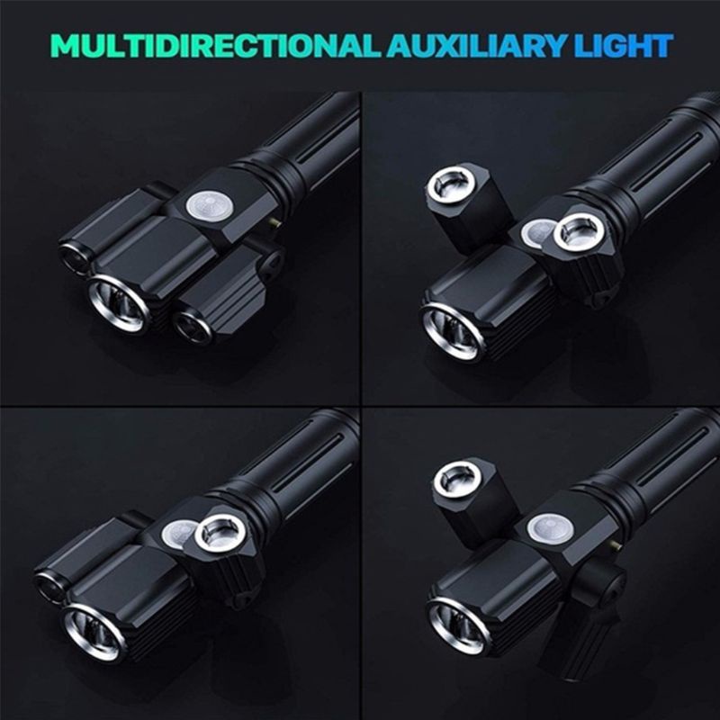 Đèn Pin LED T6 L2 Bằng Hợp Kim Nhôm Siêu Sáng Đa Năng Tiện Dụng