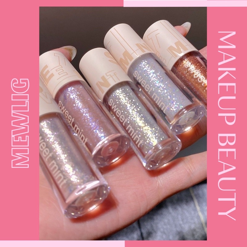 Nhũ mắt Sweet mint dạng gel lấp lánh nổi bật bắt sáng lớp make up cuốn hút chống nước không trôi