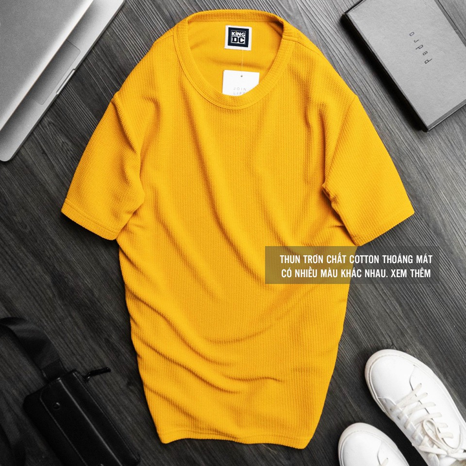 Áo Thun Trơn Nam Nữ Đen Trắng KING DC Áo Phông Trơn Đen Trắng Cổ Tròn Chất Vải Đẹp Thoáng Mát Thấm Hút Mồ Hôi Tốt | BigBuy360 - bigbuy360.vn