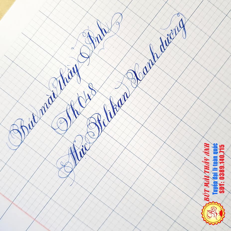 [Mã LIFEBOOK1 giảm 30K đơn 150K] Bút lá tre Thầy Ánh Sh048 Calligraphy ( chính hãng )