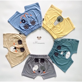 Quần đùi mông thú thun lạnh cho bé Mimonri