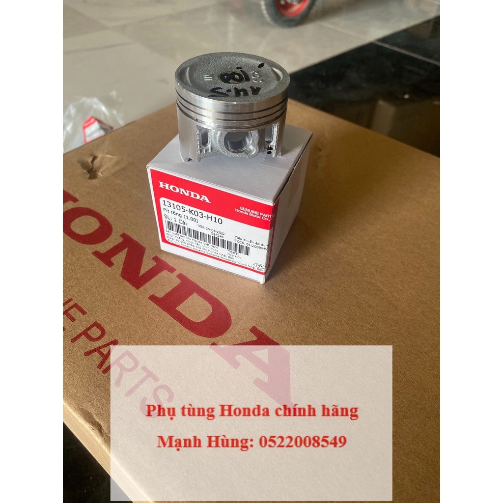 Piston tiêu chuẩn HONDA WAVE RSX110 năm 2014-2016 . Mã SP 13105K03H10