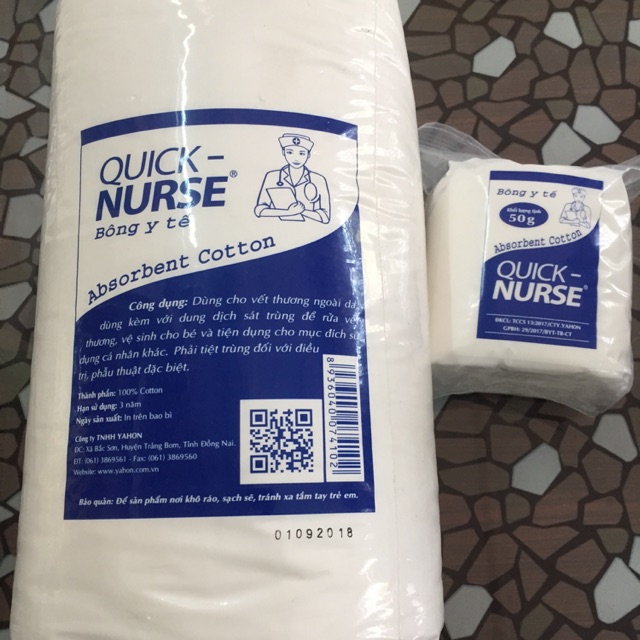 Gòn cuộn Quicknurse Spa 1/2kg