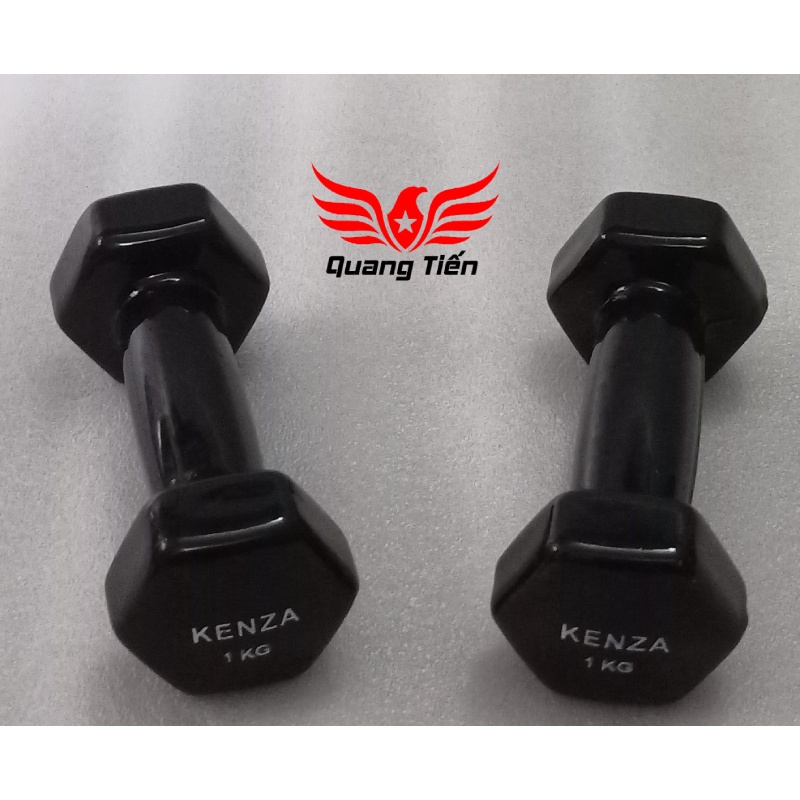 Tạ tay cao su cao cấp Kenza 1 kg (giá 1 quả)