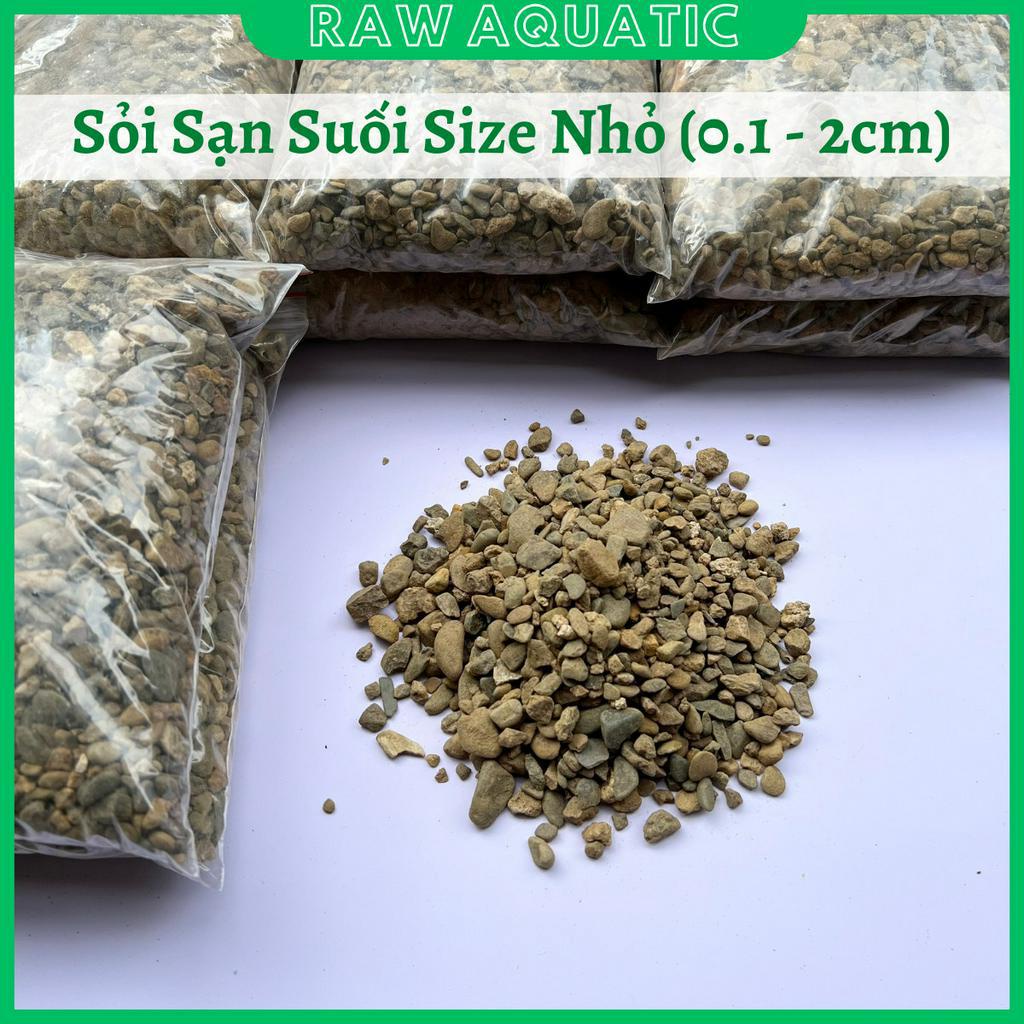 Sỏi Sạn Suối Thiên Nhiên Trang Trí, Setup Bể Cá Cảnh, Bể Thủy Sinh