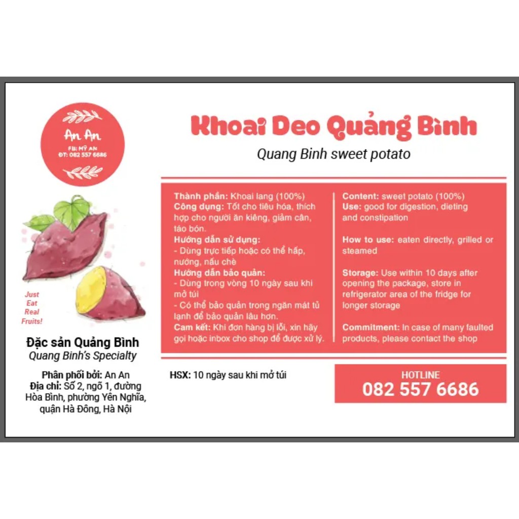 1kg Loại đặc biệt Khoai deo Quảng Bình | BigBuy360 - bigbuy360.vn