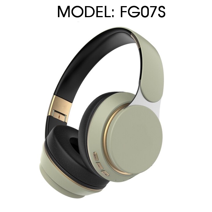 Tai Nghe Không Dây Bluetooth 5.0 Chụp Tai Có Thể Gập Lại, Có Mic, Hỗ Trợ Thẻ Nhớ Kèm Jack 3.5mm