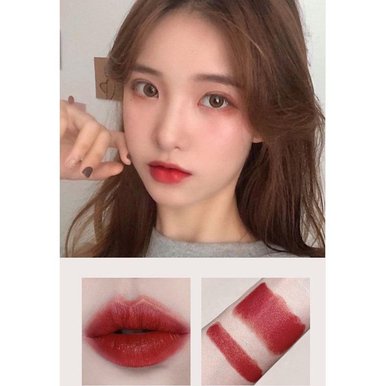 (Hàng Mới Về) Son Tint Kiss Beauty Lâu Phai Thiết Kế Vỏ Son Trái Tim Xinh Xắn 5 Brand-Name | BigBuy360 - bigbuy360.vn