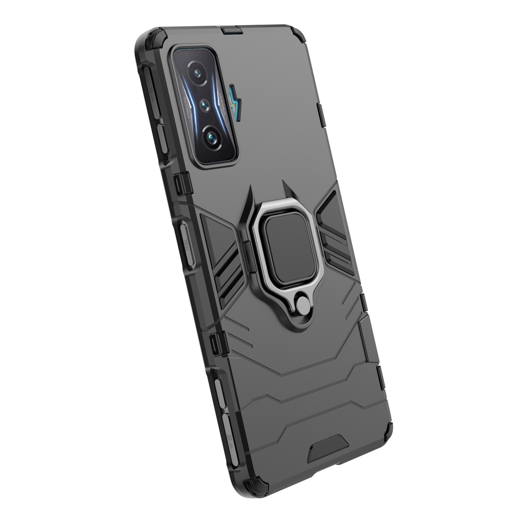 Ốp lưng Iron Man Iring Redmi K50 Gaming / Poco F4 GT chống sốc chống va đập mạnh giá đỡ xem phim