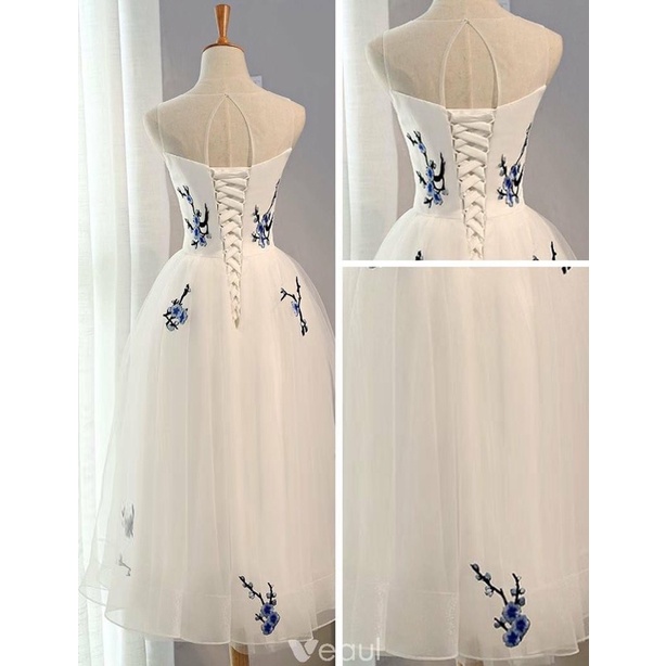 Đầm dự tiệc thêu hoa đào form ngắn xinh yêu TRIPBLE T DRESS - size M/L ( ảnh/video thật) MS140Y