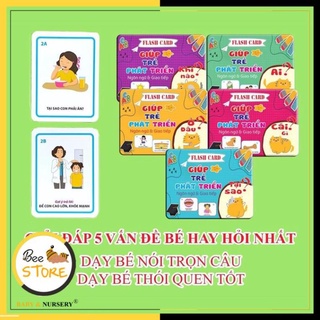[MỞ KHO SỈ BÁN LẺ] Bộ thẻ học thông minh 300 câu hỏi và trả lời, Flash card giúp trẻ phát triển ngôn ngữ và giao tiếp