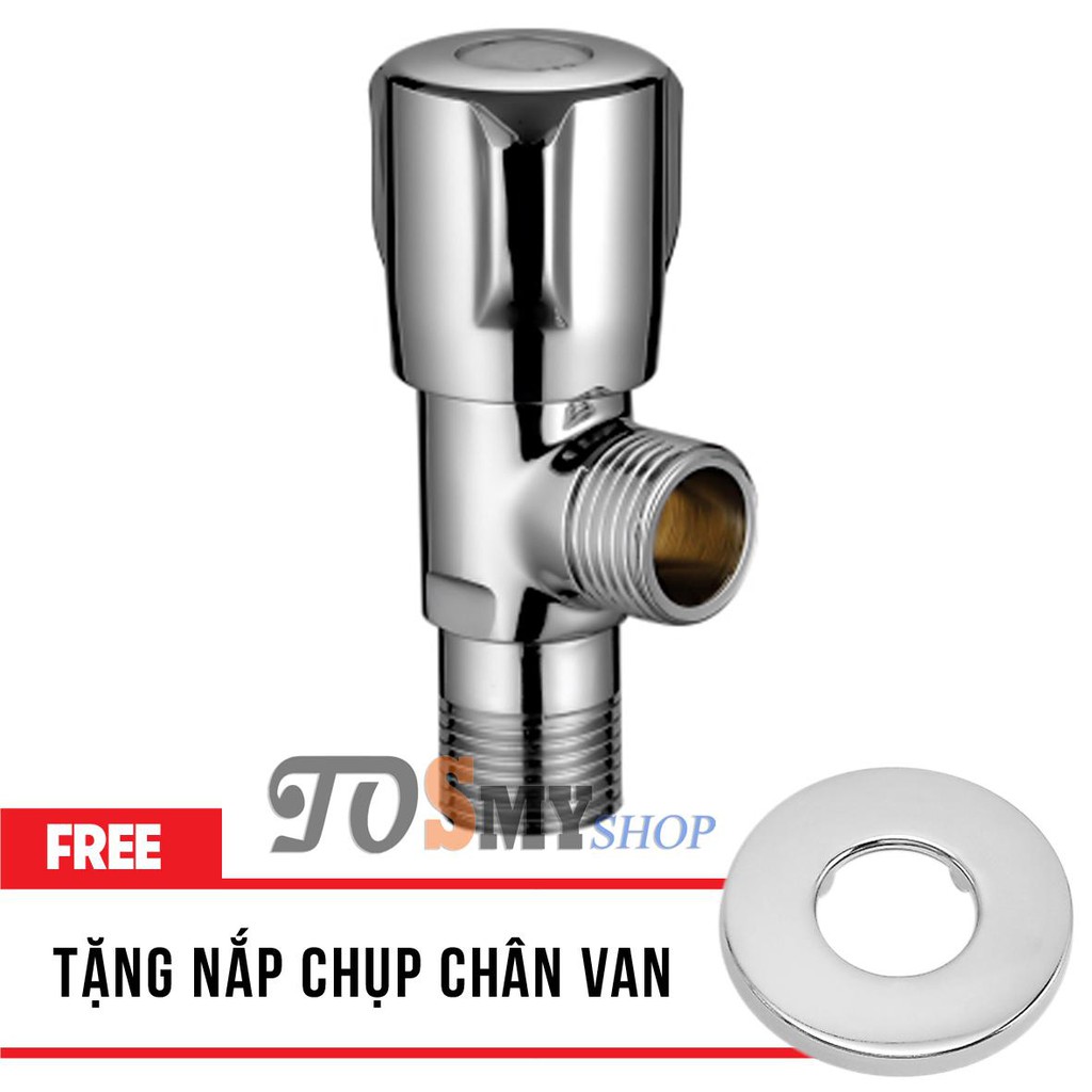 VAN KHOÁ NƯỚC 2 NGÃ CAO CẤP VT04 - tặng nắp chụp chân van