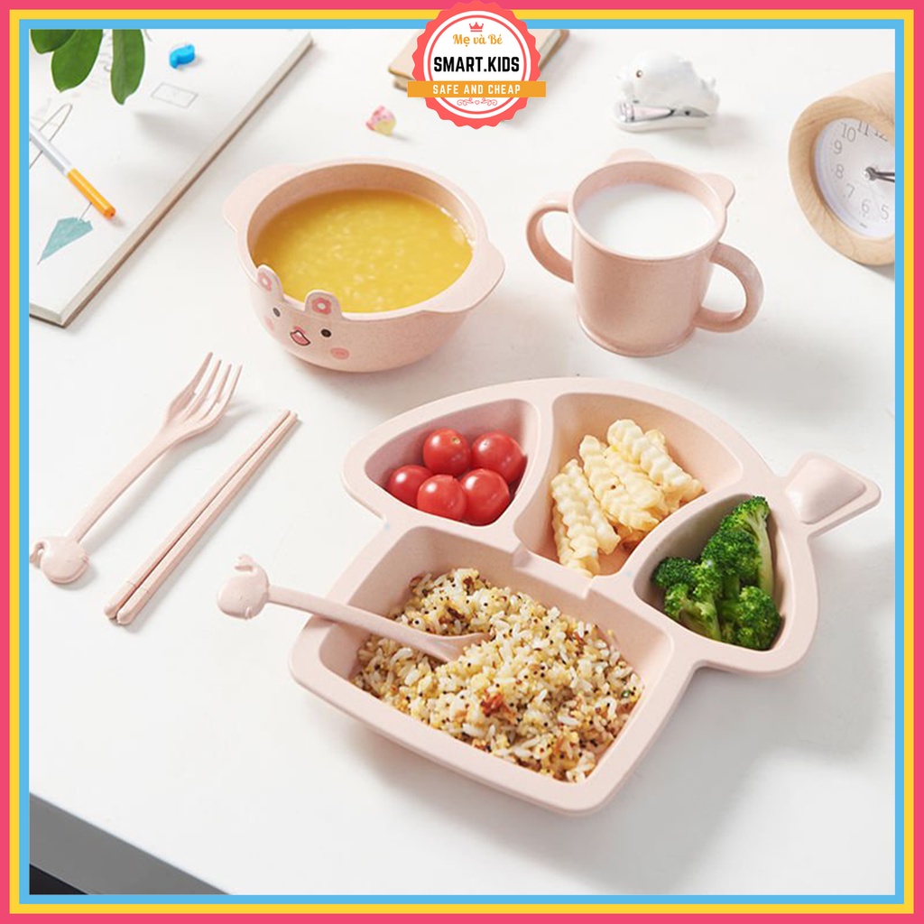 Khay đựng thức ăn cho bé, khuôn cơm cho bé cao cấp hình thù siêu dễ thương