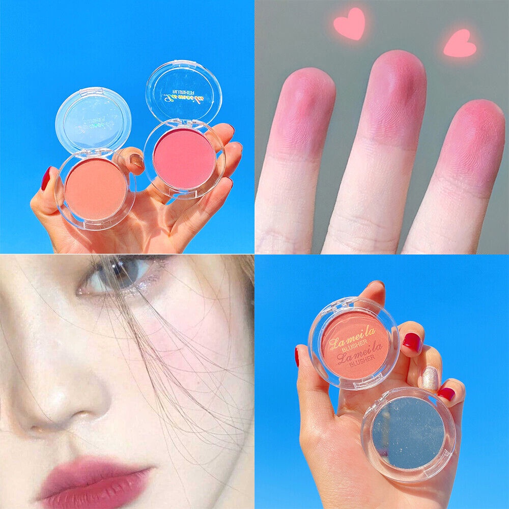 ☺❤ Bảng Phấn Má Hồng 6 Màu Tông Lì Mềm Mại Trang Điểm Làm Đẹp Cho Người Mới Bắt Đầu