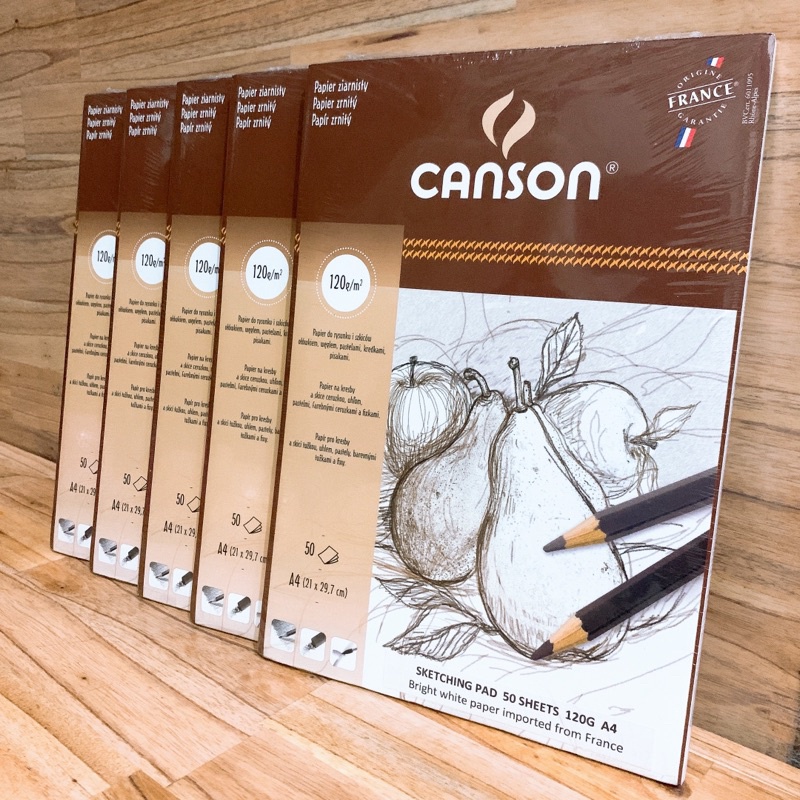 [CANSON] Sổ vẽ / Tập ký hoạ Canson size A4 120gsm/ 180gsm