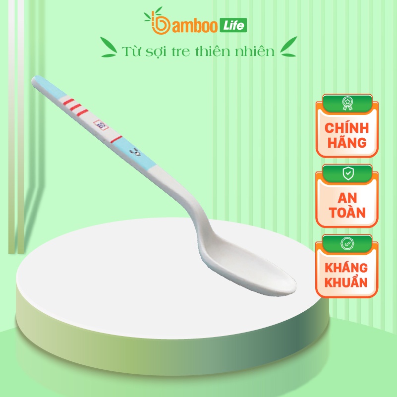 Thìa ăn dặm cho bé sợi tre Bamboo Life BL766 an toàn cho bé phong cách Nhật Bản