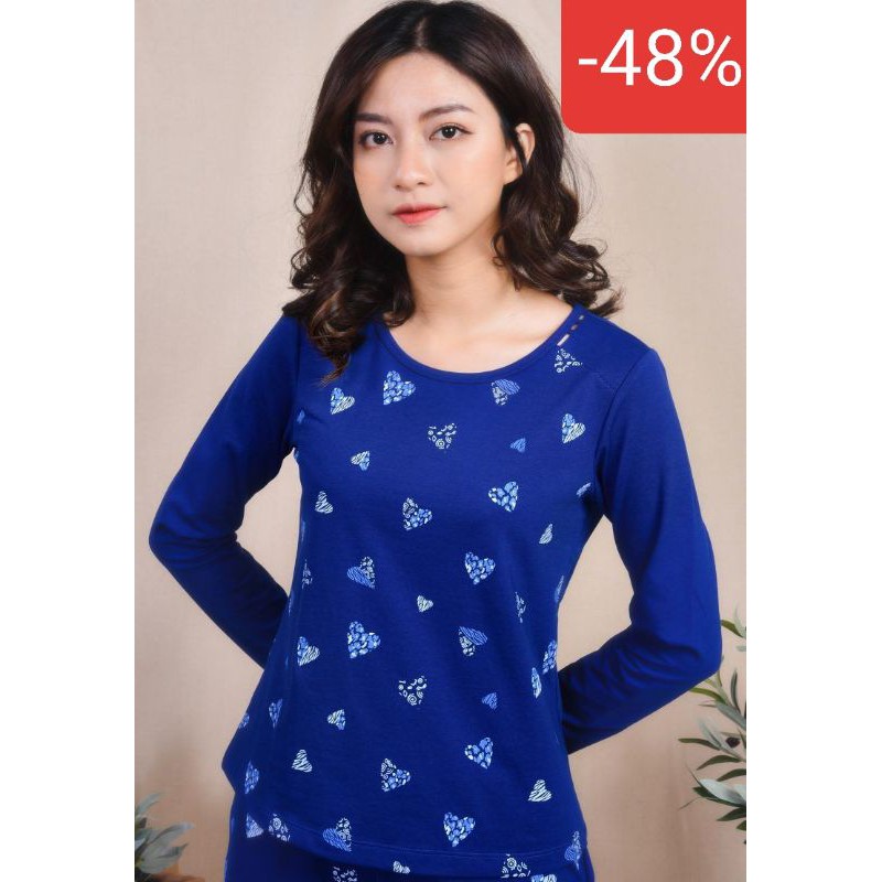 Bộ mặc nhà Winny cotton dài tay Thu Đông 807D Giá 558.000đ