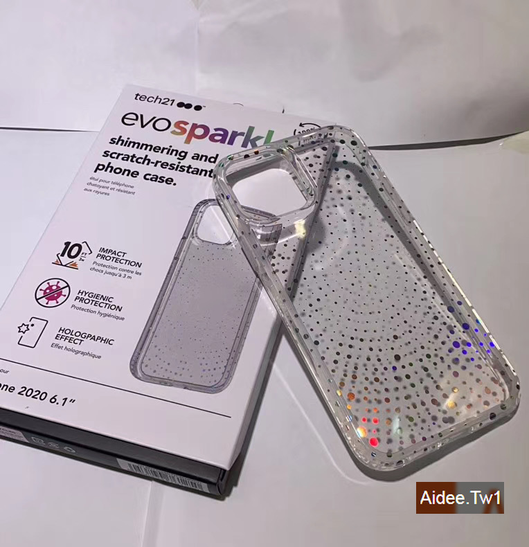 Ốp Điện Thoại Màu Laser Chống Sốc Nhiều Màu Sắc Tech21 Evo Cho iPhone 12 / 12 pro / 12 pro Max