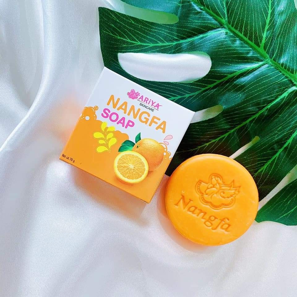 01 Cục Xà Bông Cam NANGFA SOAP ARiYA Skincare Thái Lan 70gram