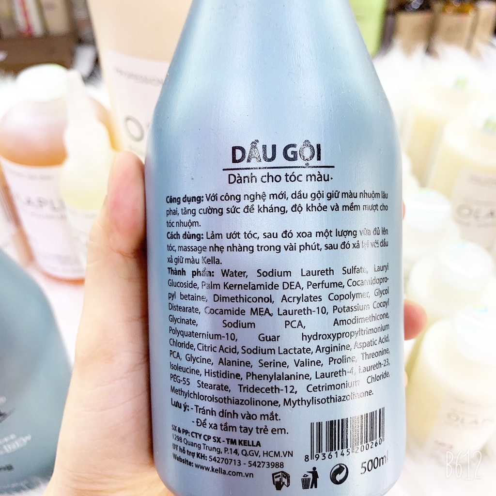 Dầu gội Kella dành cho tóc màu 500ml