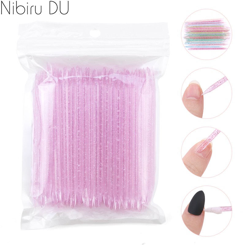 Set 50/100 Dụng Cụ Loại Bỏ Biểu Bì Da Chết Móng Tay