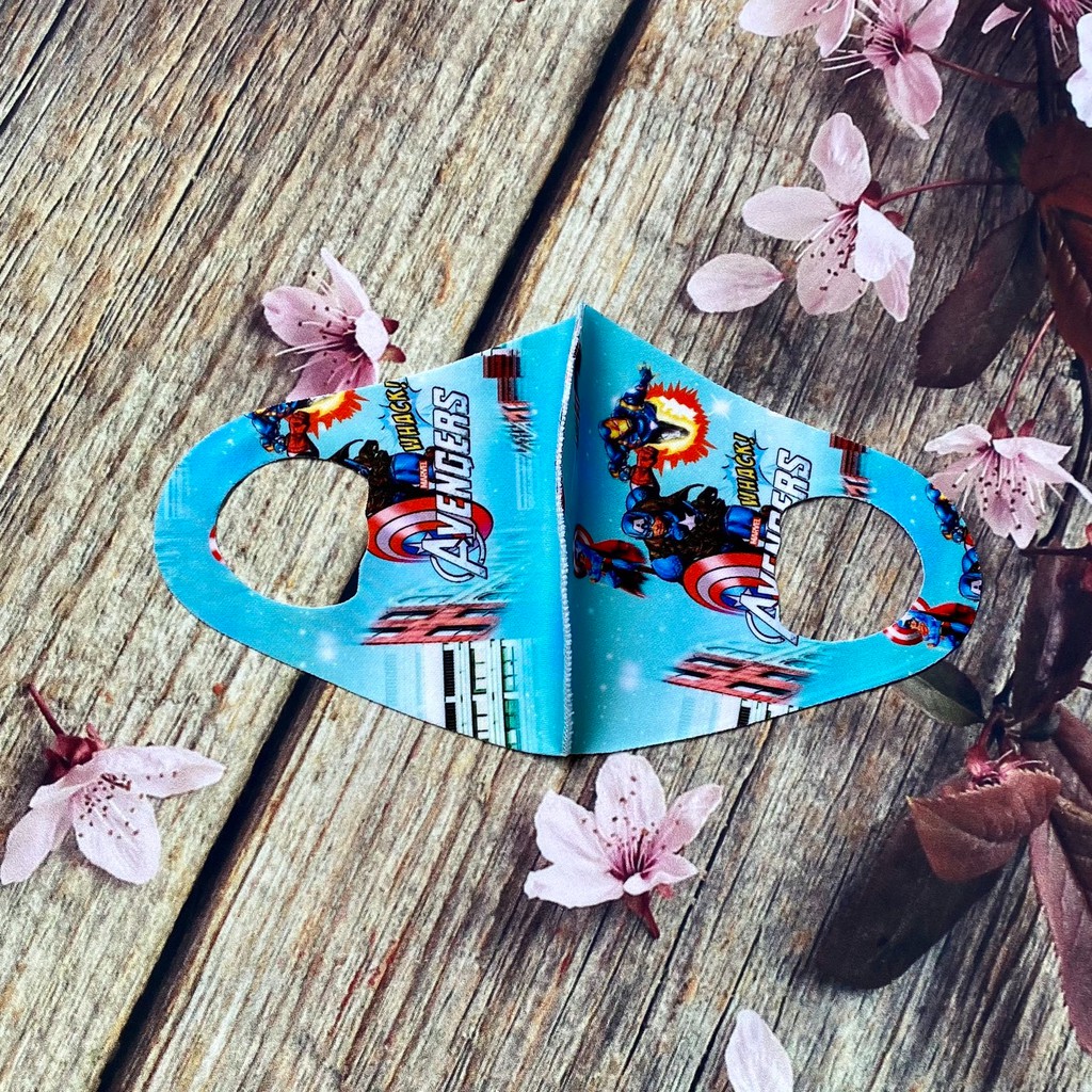 Khẩu trang Polo Style trẻ em vải Su in hoạt hình dễ thương, dễ thở, bền, đẹp | BigBuy360 - bigbuy360.vn