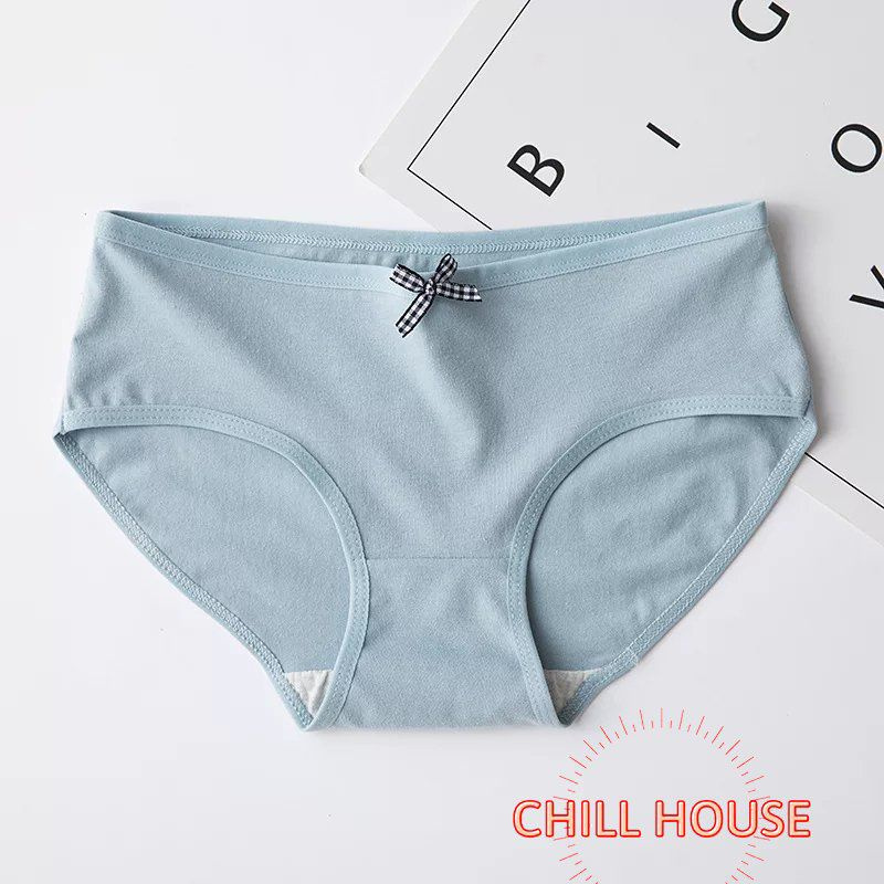 Quần Lót Nữ Cotton 100% kháng khuẩn thoáng mát đính nơ xinh siêu tôn dáng mẫu 978 - CHILL HOUSE