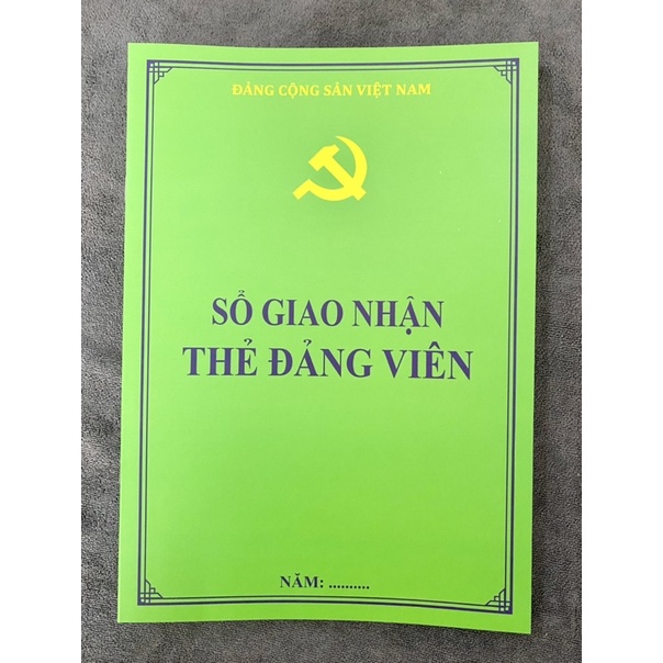Sổ Giao Nhận Thẻ Đảng Viên - Mẫu 9-TĐV