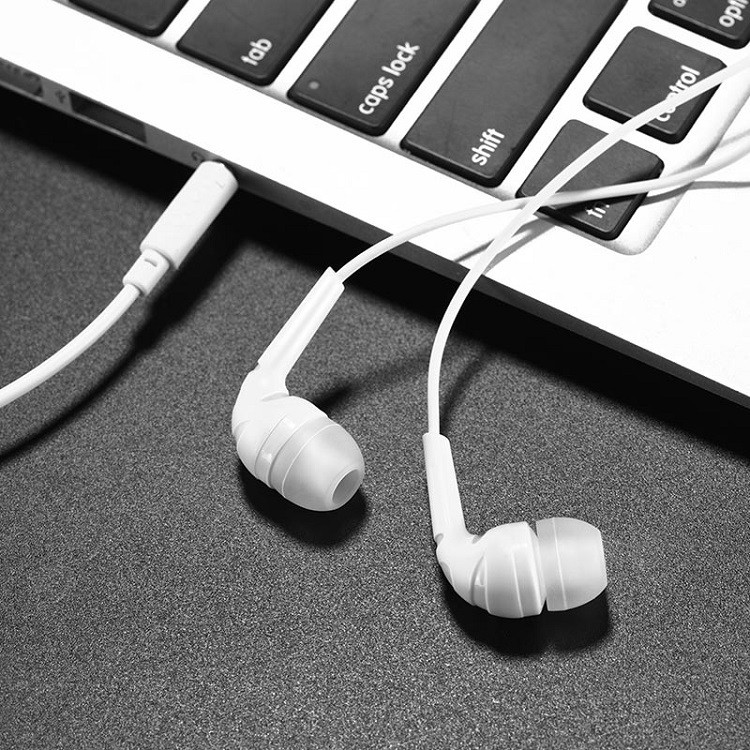 Tai nghe nhét tai thể thao Hoco M55/m11 Chống Ồn Tích Hợp Micro Và giắc cắm 3.5mm cho điện thoại - Shin Case