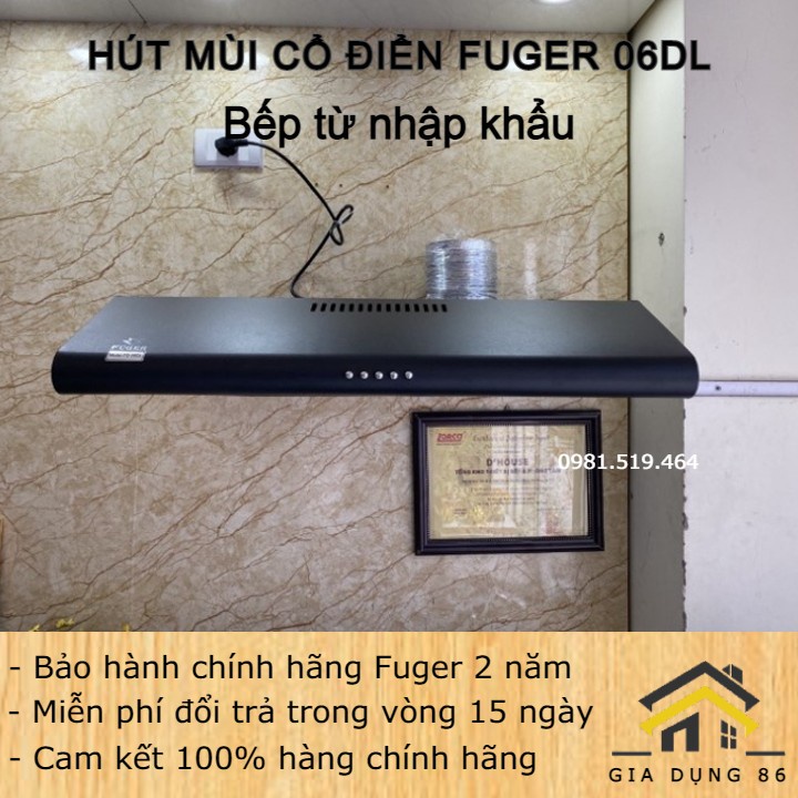 Hút mùi Fuger 06DL / Công suất hút 750m3/h / Bảo hành chính hãng 2 năm | BigBuy360 - bigbuy360.vn