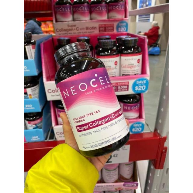 Collagen 360 viên - super collagen +C của Mỹ mẫu mới date 2023