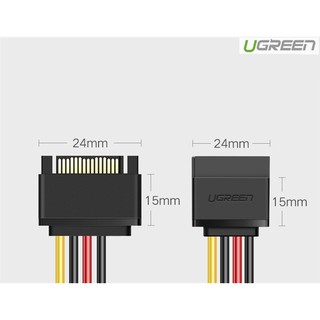 CÁP NỐI NGUỒN SATA 15PIN UGREEN 50718