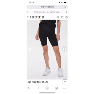 Short biker F21 len gân dập hoạ tiết nổi. Chất dày dặn.