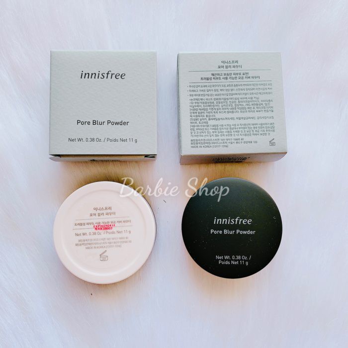 Phấn phủ bột Innisfree Pore Blur Powder 11g (hộp xám)