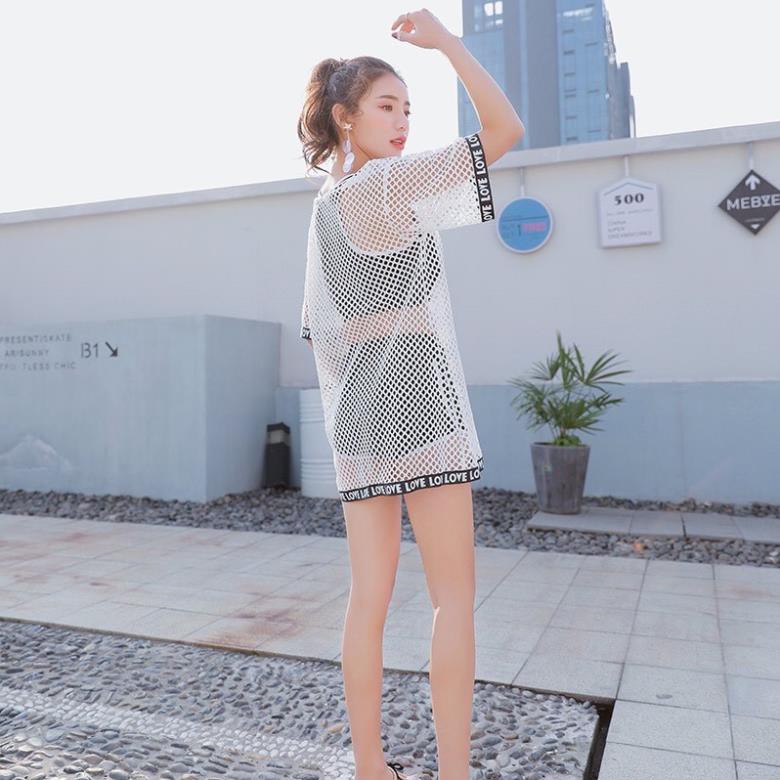 Aó Lưới Đi Biển Khoác Ngoài Bin Sports ALU002 [ Bikini Giá Xưởng ] | BigBuy360 - bigbuy360.vn