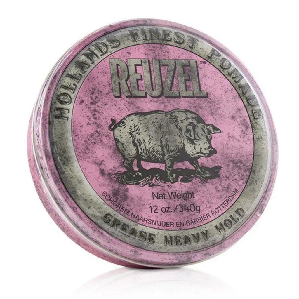 [Reuzel chính hãng] Sáp giữ nếp cứng độ bóng vừa Reuzel Pink Heavy Grease 113gr