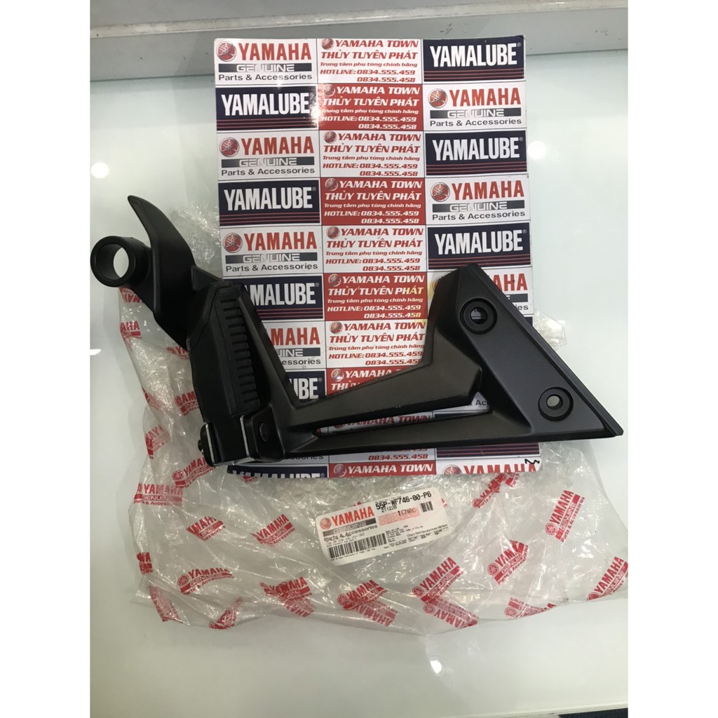 Cụm để chân sau đen nhám ex 135 - 5 số chính hãng yamaha