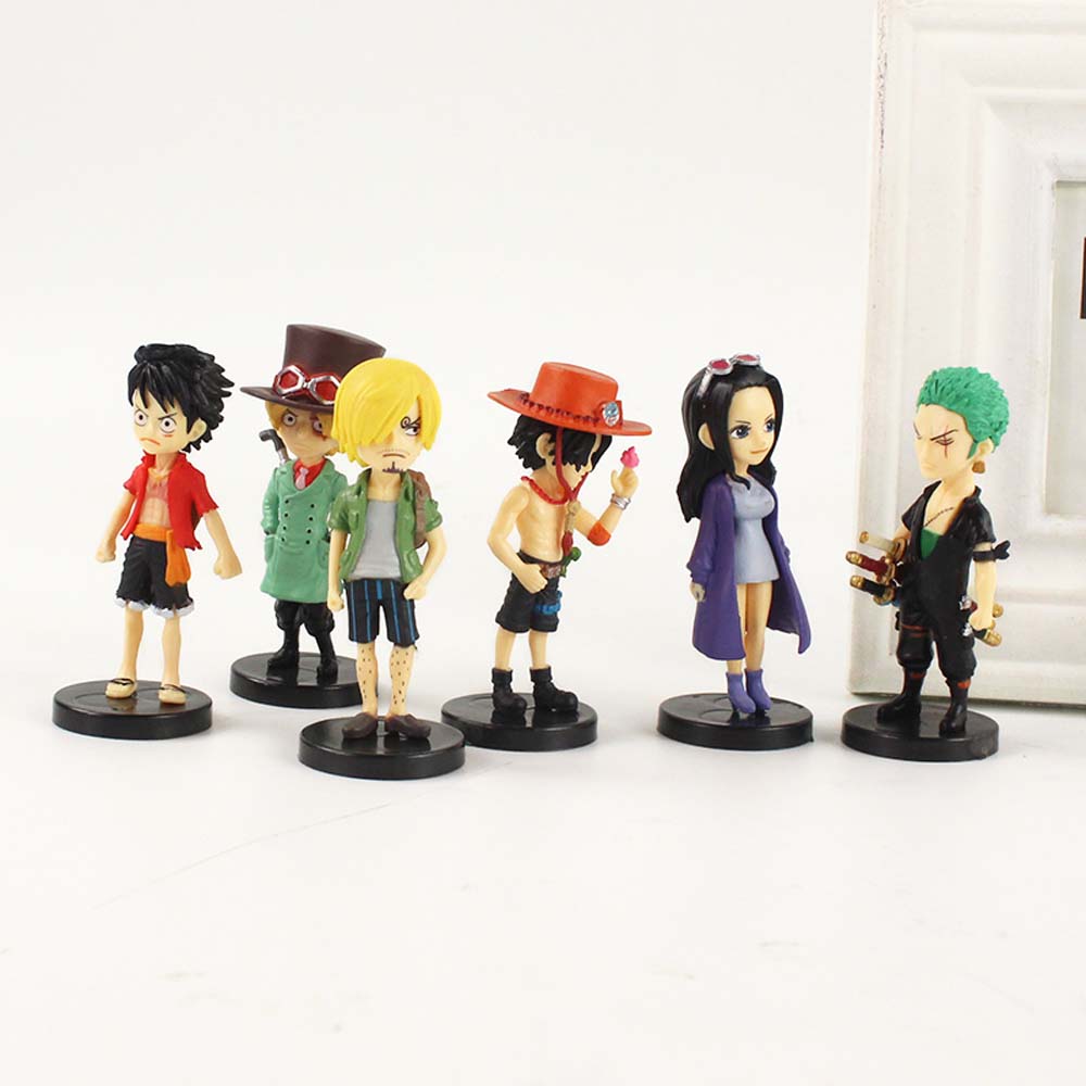 Set 6 Mô Hình Nhân Vật Phim Anime Độc Đáo Chất Lượng Cao