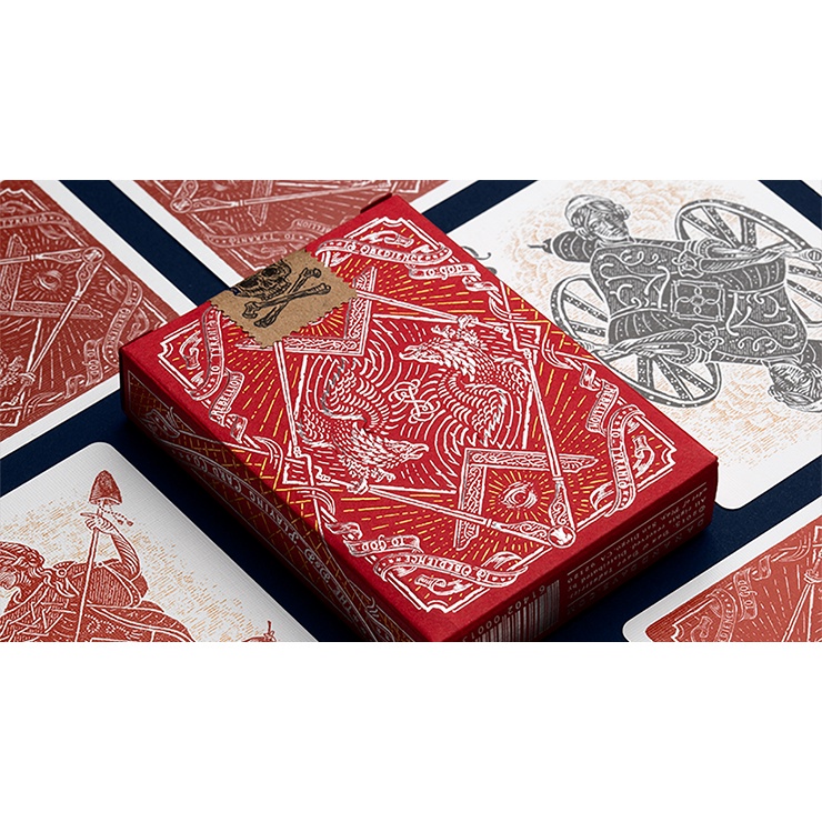 Bộ bài tây Sons of Liberty Patriot Red Playing Cards - Bài Mỹ - Bài Chính Hãng