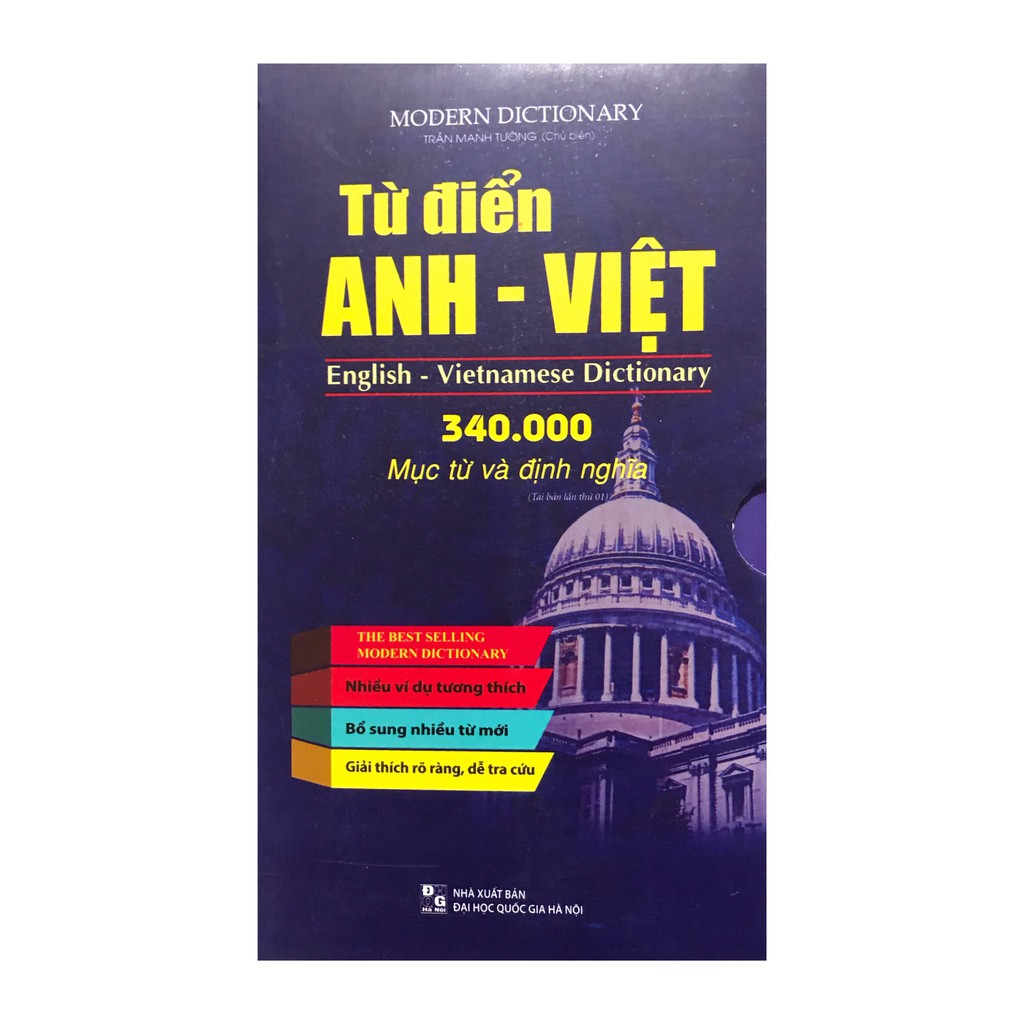 Sách - Từ điển Anh - Việt 340.000 mục từ và định nghĩa