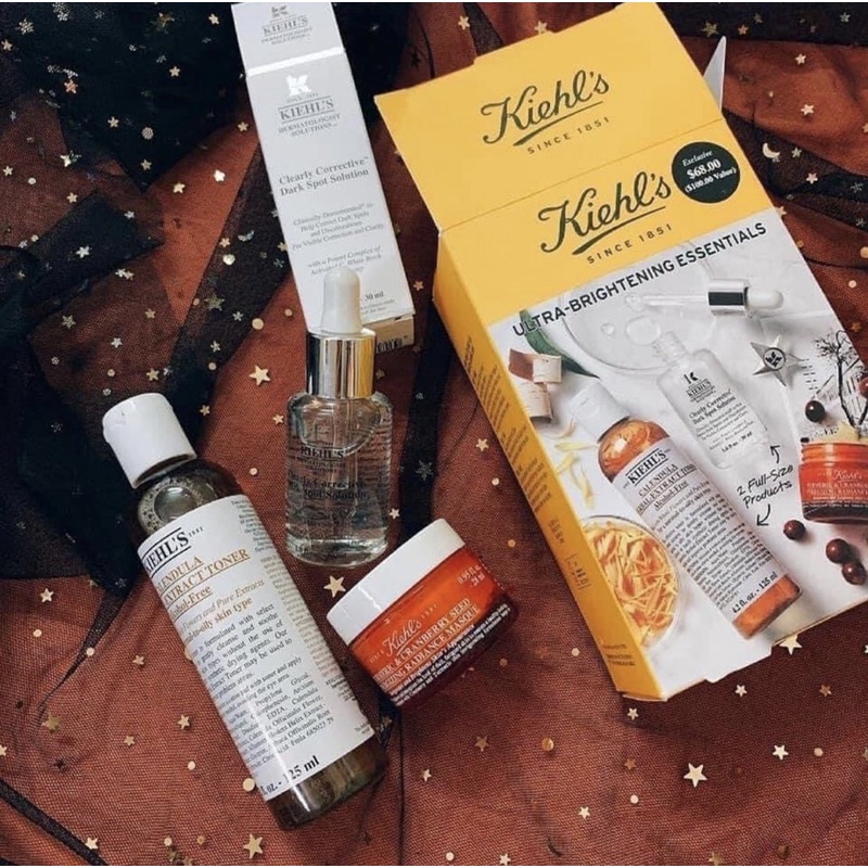 Set kiehls Brightening Essentials sáng da, mờ thâm