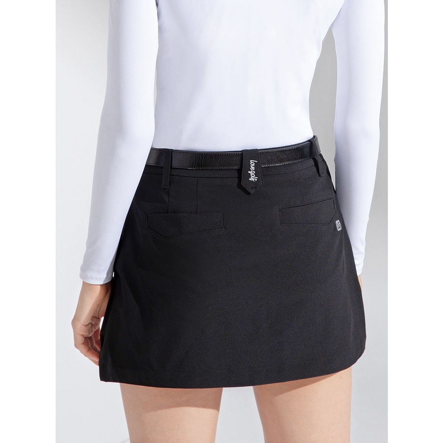 Áo Thun Tay Dài Cổ Ren Dáng Ngắn Phong Cách Hàn Quốc Thời Trang Mùa Thu Cho Nữ Chơi golf Jersey AC3A