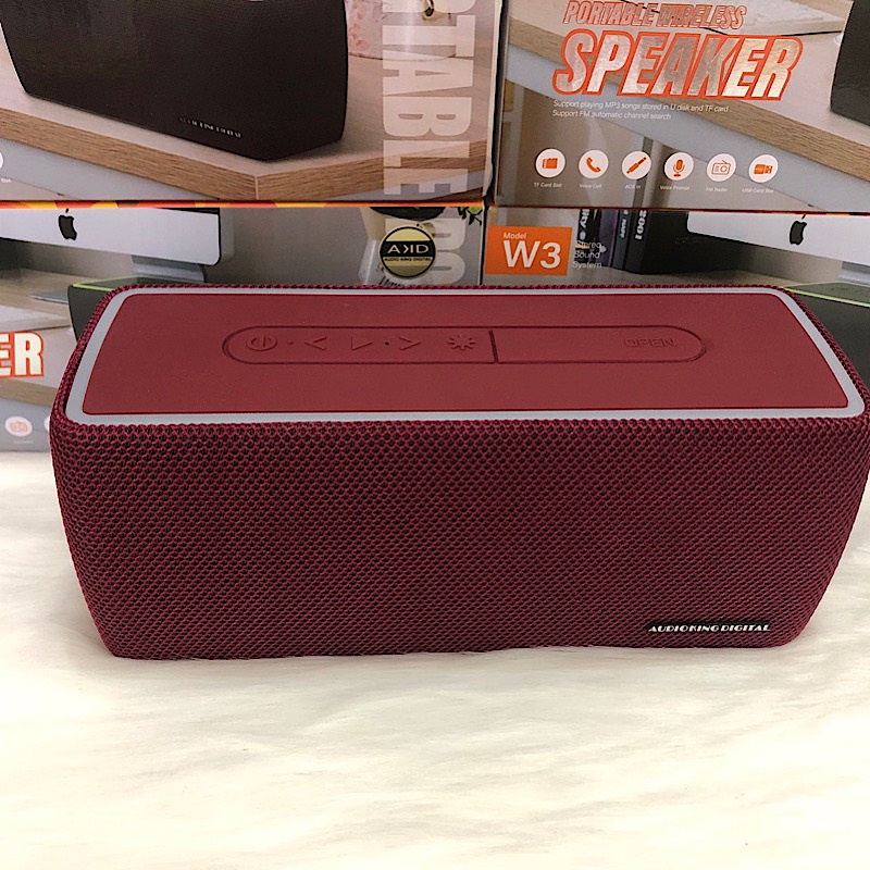 Loa bluetooth W3 mới nhất 2 loa đèn leb công suất lớn không dây âm thanh siêu hay bass khỏe Bảo hành 12 Tháng 1 đổi 1