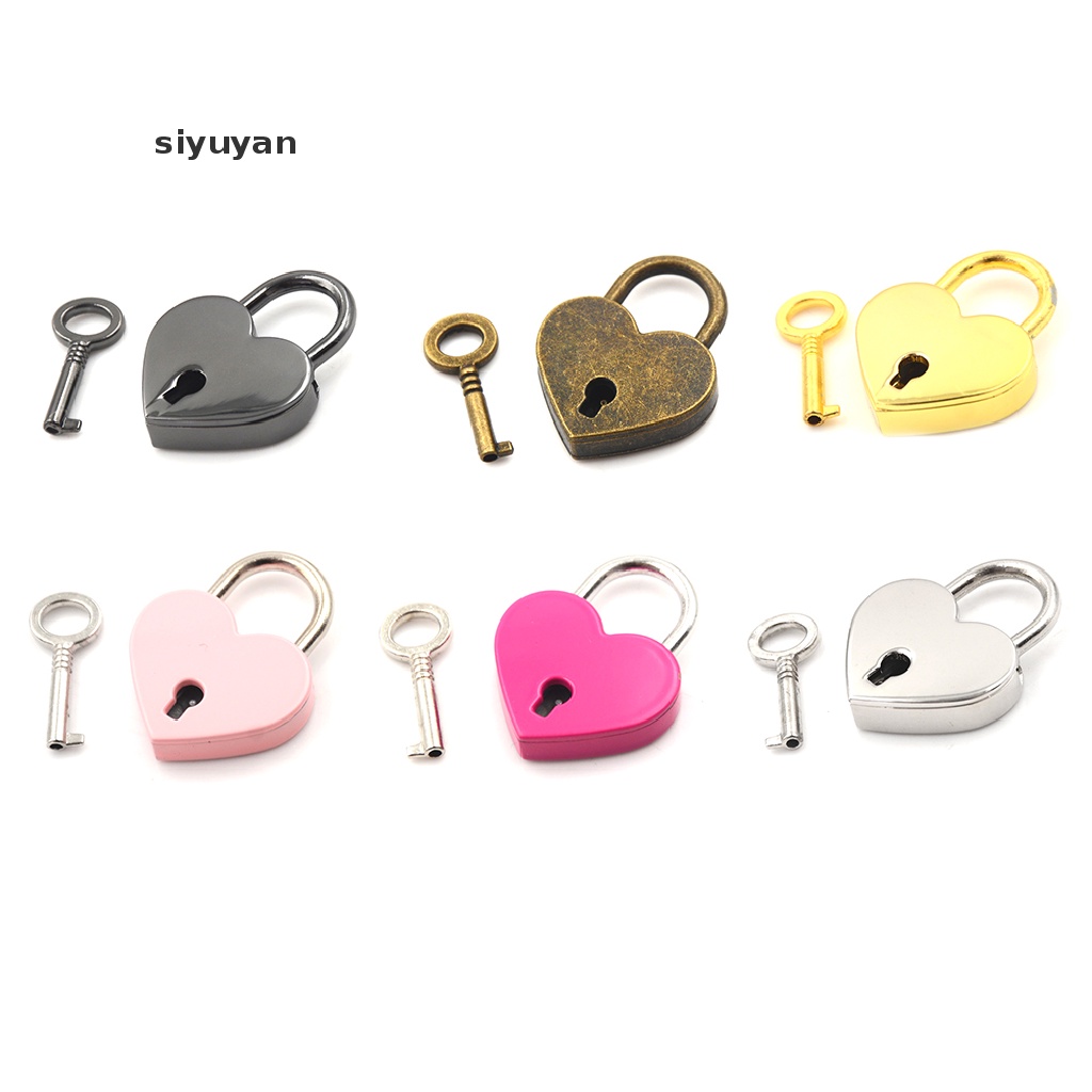 Ổ Khóa Hành Lý Mini Hình Trái Tim Xinh Xắn