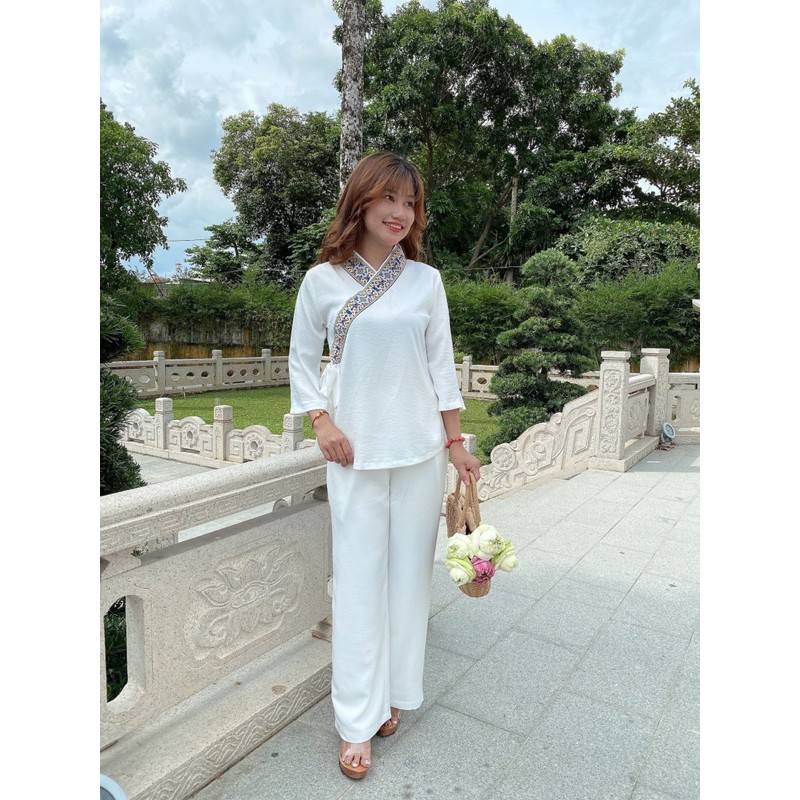 ĐỒ LAM - MẪU NHỰT NƠ VẢI LỤA PHÁP