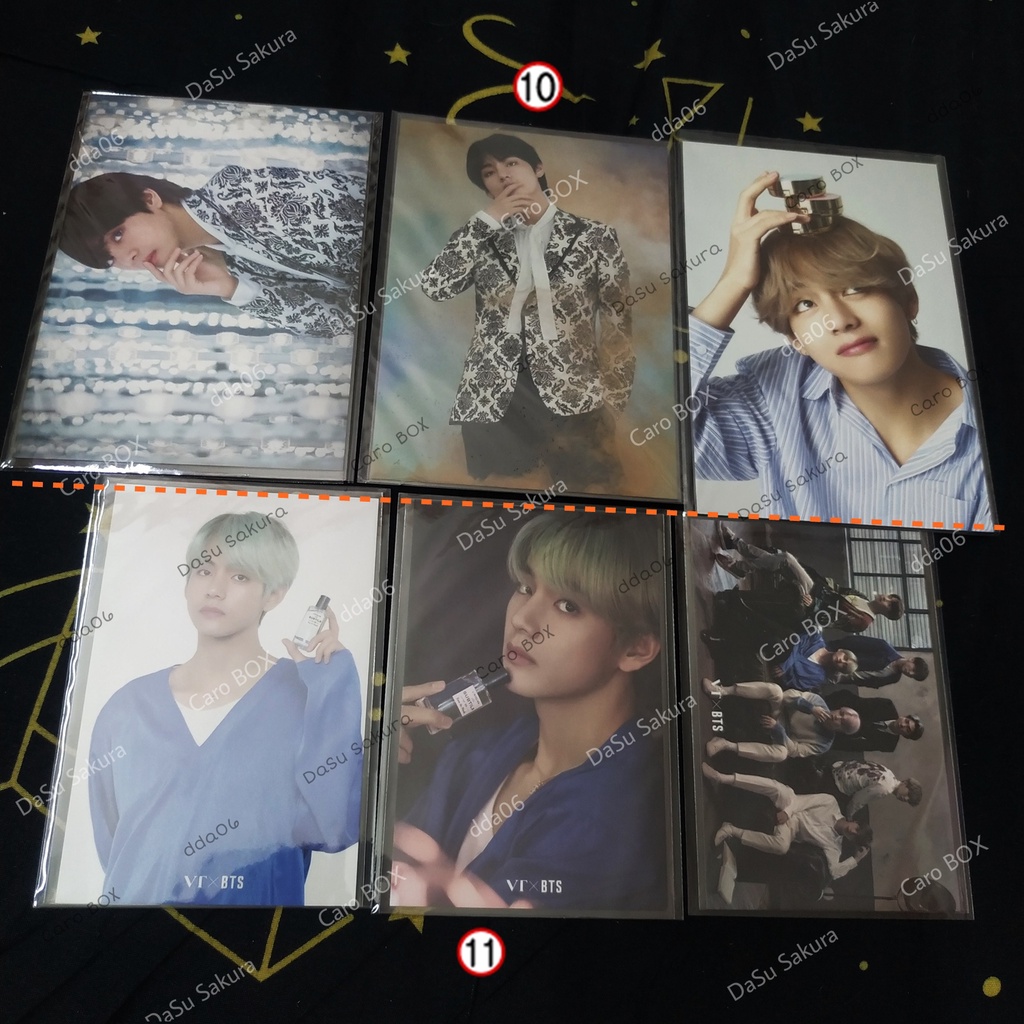 BTS V Taehyung Postcard