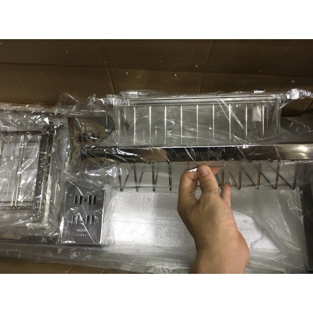 Kệ 1.2M CO GIAN Để Chén Đĩa Thông Minh Trên Bồn Rửa Bát inox 304 Cao Cấp ( KÍCH THƯỚC NÀY KHÔNG SHOP NÀO RẺ BĂNG) | BigBuy360 - bigbuy360.vn